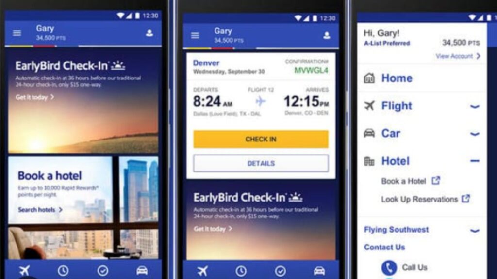 Southwest Airlines check-in